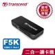 TRANSCEND創見 RDF5 USB 3.1 雙槽記憶卡讀卡機 黑