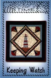 Keeping Watch Lighthouse Wall Quilt Pattern by Scraps of Time