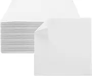 Tranqun 100 Pieces Disposable Microfiber Cleaning Cloth Bulk 12 x 12 Inch Lint Free Cloths Non Abrasive Window Cleaning Cloth High Absorbent Microfiber Cleaning Rag for Household Kitchen Car Window