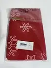 christmas tablecloth 54x72 Red Snowflake