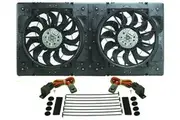 Derale Dual Fan & Shroud Kit 4000 cfm 12" Electric Fans 31-3/8"x15-3/4"x3-1/4"