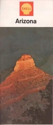 1966 Shell Road Map: Arizona NOS
