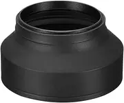 uxcell 67mm Camera Lens Hood, Rubber Collapsible Lens Protector Anti-Reflection Blocks Excess Sunlight to Reduce Lens Flare and Glare, Enhance Camera Photography and Video, Black