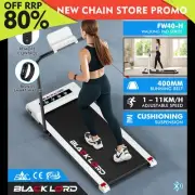 BLACK LORD Treadmill Electric Walking Pad Under Desk Foldable Gym 400mm White