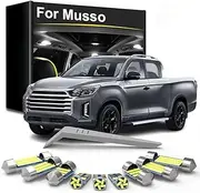Car LED Interior Light Bulb Kit, For Ssangyong Musso Sports Grand 2012-2017 2018 2019 2020 2021 2022 Lamp Car Accessories