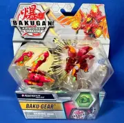PEGATRIX ULTRA Bakugan BAKU-GEAR Armored Alliance SPIN MASTER Leap-Open RED