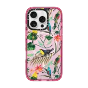 iPhone 16 Pro Impact Case MagSafe Compatible Tropical Birds