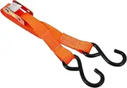 ZUNOXAZ Binding Rope Buckles Auto Portable Bike Towing Bungee Cord Locks Carabiner Clamp Holder Cords Scooter Kit Tarp Secure Helmet Motor Belts Wire Hooks Ratchet Ropes Polyester Orange