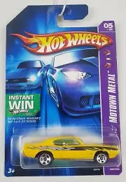 Hot Wheels 2007 New Models '69 Pontiac GTO Yellow NOC