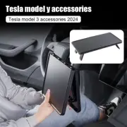 For 2021-2024 Tesla Model Y/3 Car Table Tray Center Console Foldable Laptop Desk