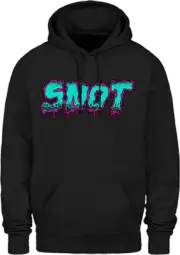Snot Wheels Meltdown Black Hooded Sweatshirt