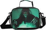 Creepy Witch Gothic Insulated Lunch Box for Women Men - Ideal for Work, Picnics - Includes Adjustable Shoulder Strap