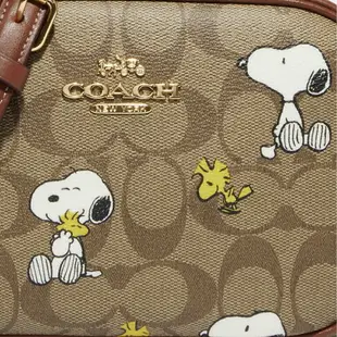 COACH X Peanuts Snoopy 聯名款 Jamie19 史努比印花 相機包 CF248(整新維修現貨)【序號MOM100折$100】★滿$6800贈LAMCOME絕對完美唇膏(日進口 精巧版)【APP下單回饋9%】