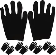 PACKOVE 12Pairs Moisturizing Cotton Gloves Protective Touching Gloves for Jewelry Inspection Gardening Indoor Outdoor Use Soft and Durable