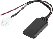 3 Pin AUX Bluetooth Wireless Audio Cable Adapter Stereo Music Fit for GL1800 Goldwing Plug and Play Installed Via Original CD Changer Port Wireless A2DP Playback Hi Fi Sound