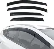 AUSGO Weathershields Compatible with Hyundai IX35 2010-2015, Weather Shields Window Visors Wind Deflectors Sun Rain Guard 4PCS Set