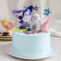 在飛比找蝦皮商城優惠-【PATIO 帕堤歐】漫步銀河 生日蛋糕 太空人 星球 卡通