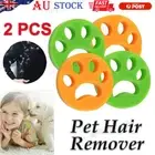 2PCS Laundry Washing Machine Reusable Pet Hair Remover Dog Cats Fur Lint Catcher