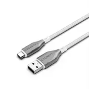 Cygnett Armoured USB-C to USB-A Charger & Data Sync Transfer Cable 1M White