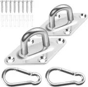 Heavy Duty Hammock Hanging Kit - 1000 Lb Capacity Swing Hooks, Ceiling Hooks for