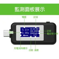 在飛比找Yahoo!奇摩拍賣優惠-當天出貨 測電流神器 Type-c雙向電壓 電流測試儀 PD