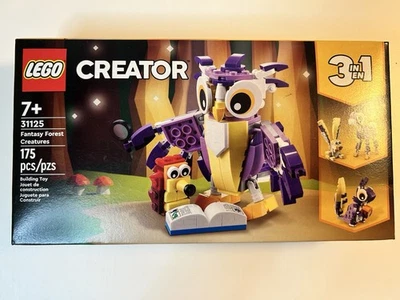 LEGO CREATOR: Fantasy Forest Creatures (31125) NIB Retired