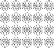 [Zetqhuu] Pond Protection Net, Floating Fish Protection for Pond Fish, Pack of 20 Floating Hexagonal Net with Connecting Hooks to Protect Fish and Repel Herons