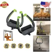 Stainless Steel Doorway Pull Up Bar - Fitness Made Easy, No Damage Design