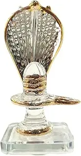KLEO Glass Shiva Lingam Shiv Ling Idol Murti for Daily Pooja Purpose, and Home Decor.