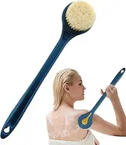 Back Brush Long Handle for Shower, Back Scrubber, Shower Brush for Body with Soft Bristles, Exfoliation and Improved Skin Health Back Washer for Men, Women, Elderly, Wet or Dry Brushing
