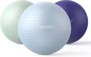 Exercise Ball Anti-Burst Yoga Ball Chair with Quick Pump Slip Resistant Gym Ball