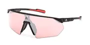 Adidas Sp0076 PRFM Shield 02E Men's Sunglasses Black Size 135