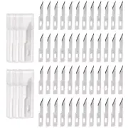 60pcs Exacto Knife Blades #3 Hobby Knife Replacement Blades Refills