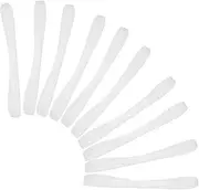 [Baluue] 10Pcs Clear Transparent High Heel Shoe Straps Detachable Elastic Laces for Women Slip Ankle Straps Effortless Wear for Parties and Weddings