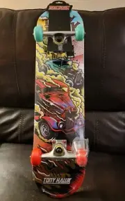 ✅️New! Tony Hawk 31" Signature Series Gold Edition Skateboard “Hot Rods”