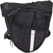 Motorcycle Thigh Bag,Motorcycle Waist Bag for Men - Breathable Black Polyester Thigh Bag, MotorcycleOutdoor Bag, Women's Thigh Leg Bag Waist