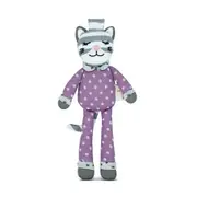 Organic Farm Buddies 20cm Maude the Kitty Small Buddy Kids Plush Animal Toy 0+