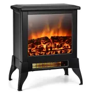 ORALNER Electric Fireplace Heater, 18" Tall Freestanding Fireplace Stove with...
