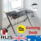 Large Modern Ergonomic Computer TableTop Gaming Desk w/ 2 cable management hole