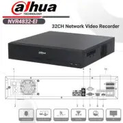 Dahua NVR4832-EI 4K 32 Channel Network Video Recorder Security Camera System