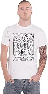 [Peaky Blinders] T Shirt Garrison Pub Official Mens White M