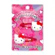 【震撼精品百貨】Hello Kitty 凱蒂貓~日本SANRIO三麗鷗 KITTY造型鐵髮夾2入組(紅大頭款)*26864