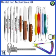 Premium Dental Wax Carving Kit – Model Making Tools Scalers & Alginate Spatulas
