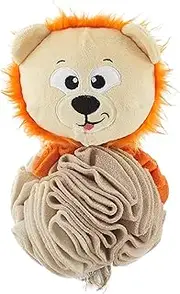 Outward Hound by Nina Ottosson Stuff N' Snuffle Plush Snuffle Ball Dog Puzzle, Lion, Multicolored