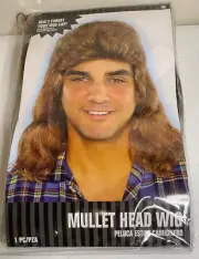 MULLET Head Wig Mens Adult Costume Halloween Wig - NEW NIP