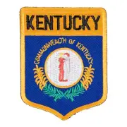 Kentucky State Flag Shield Patch, United States of America Patches