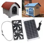 Solar Panel Ventilation 10W with High Speed Cooling Fan for Small Structures