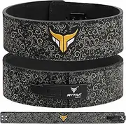 Mytra Fusion Weight Lifting Belt Power Lifting Belt Back Support Weight Lifting Belts for Men and Women 100% Leather Gym Belts for Weightlifting, Powerlifting, Strength Training, Squat