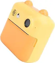 Kids Camera Instant Print, 1080P Kids Digital Camera Toys with 2.4 Inch IPS Screen, Digital Video Cameras Selfie Instant Cameras for Toddler Girls Boys (Yellow)