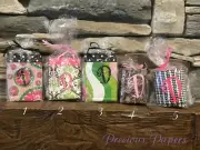 Fabric Koozies Initial D Your choice of colors and styles Monogrammed D Koozie
